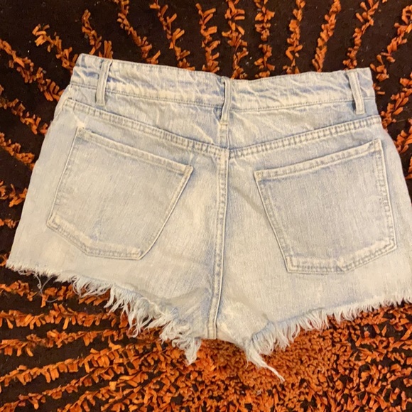 Sunset + Spring embellished sequin denim shorts, 30 - Picture 6 of 6